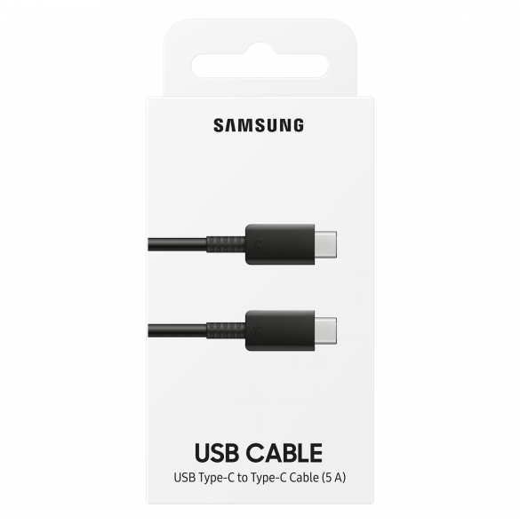 Samsung USB C-kabel 480Mbps 5A 1m (EP-DN975BBEGWW) - svart