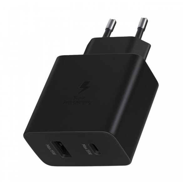 Samsung USB-C / USB-A väggladdare 35W svart (EP-TA220NBEGEU)