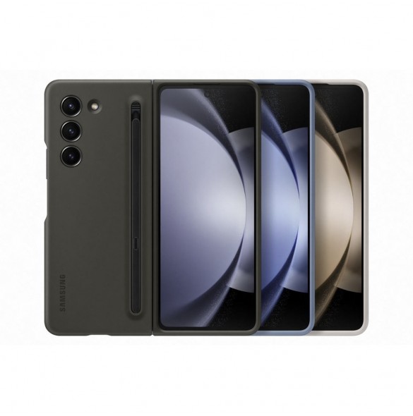 Silikonfodral till Samsung Galaxy Z Fold 5 Slim Fodral + stylus - svart