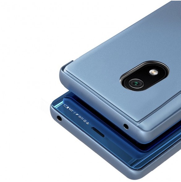 Clear View Case-fodral till Xiaomi Redmi 8A svart