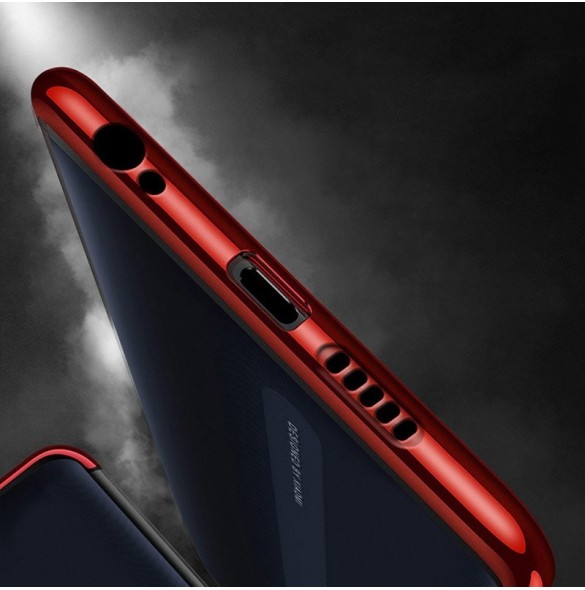 Clear Color Case Gel TPU Galvaniseringsram Skydd för Xiaomi Redmi 8A svart