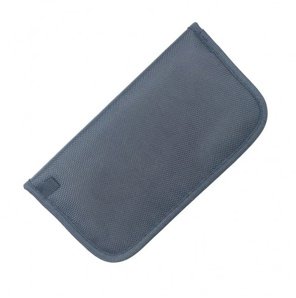 Stöldskyddsfodral för bilnycklar Telefon Radioblockering Faraday Box Faraday Cage 20cm x 11cm Svart