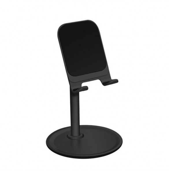 Telescopic Desktop Bracket telefon surfplatta hållare svart (K3S)