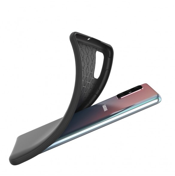 Soft Color Case flexibelt gelfodral för Samsung Galaxy M31s svart