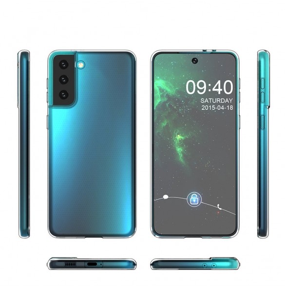 Ultra Clear 0,5 mm Fodral Gel TPU-skal för Samsung Galaxy S21+ 5G (S21 Plus 5G) transparent