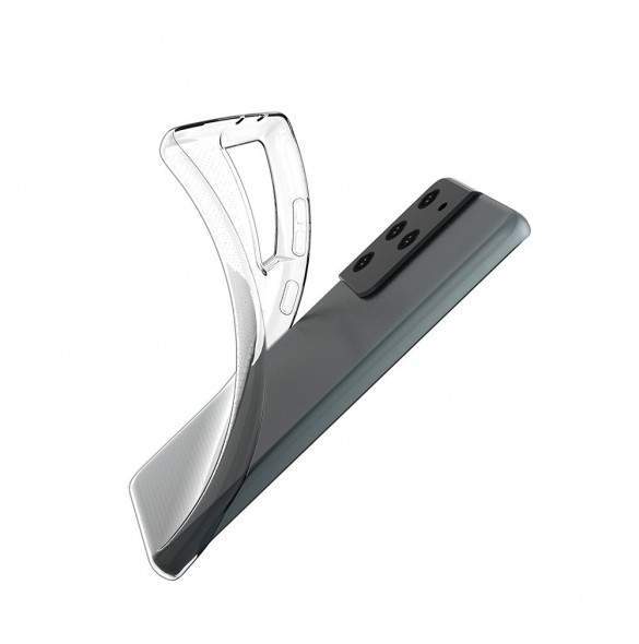 Ultra Clear 0,5 mm Fodral Gel TPU skal för Samsung Galaxy S21 Ultra 5G transparent