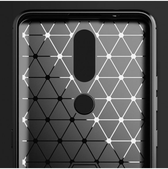 Kolfodral Flexibelt skal TPU-fodral för Nokia 2.4 svart