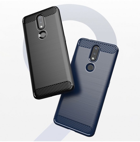 Kolfodral Flexibelt skal TPU-fodral för Nokia 2.4 svart