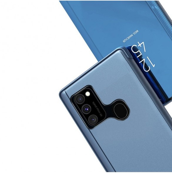 Clear View Fodral skal för Samsung Galaxy A12 / Galaxy M12 svart