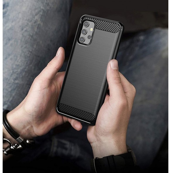 Kolfodral Flexibelt skal TPU-fodral för Samsung Galaxy A32 4G svart