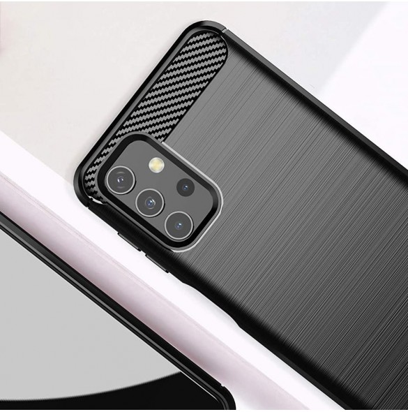 Kolfodral Flexibelt skal TPU-fodral för Samsung Galaxy A32 4G svart
