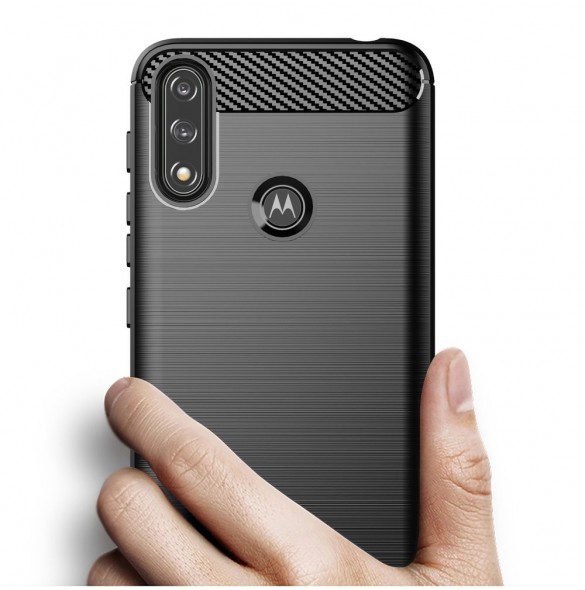 Kolfodral Flexibelt skyddsfodral Motorola Moto E7 Power svart