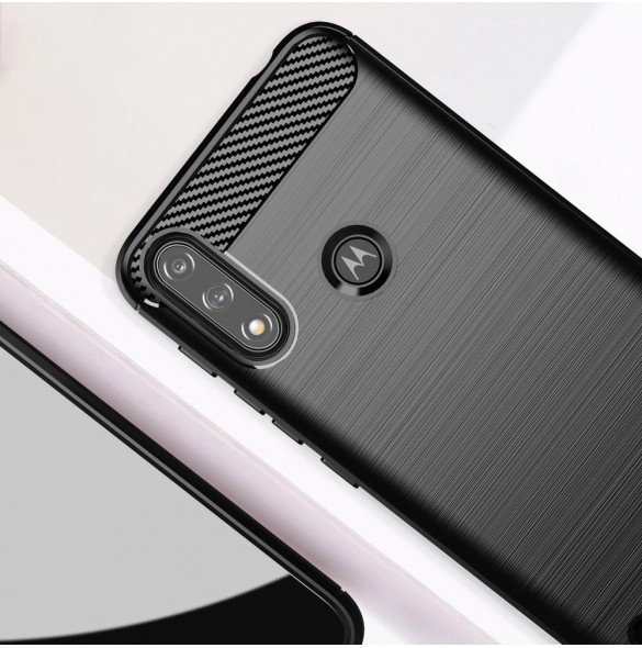 Kolfodral Flexibelt skyddsfodral Motorola Moto E7 Power svart