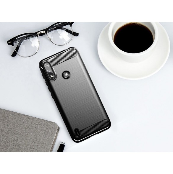 Kolfodral Flexibelt skyddsfodral Motorola Moto E7 Power svart