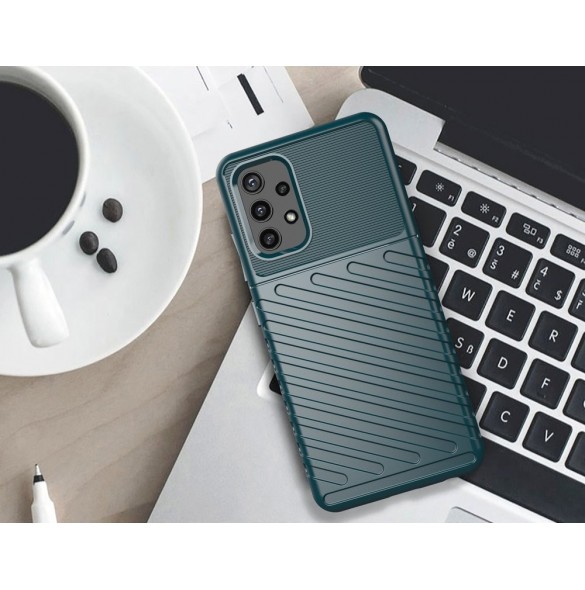 Thunder Case Flexibel Tough Rugged Cover TPU-fodral för Nokia 5.4 grön
