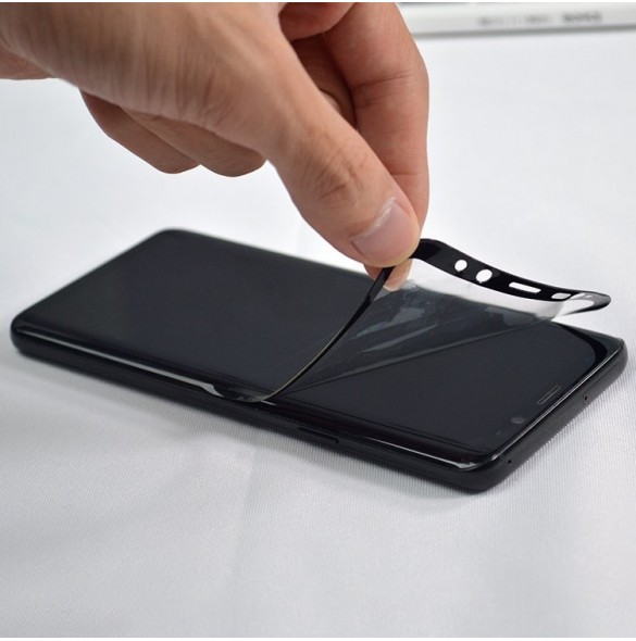 3D Edge Nano Flexi Glass Hybrid helskärmsskydd med ram för Xiaomi Mi 11 transparent