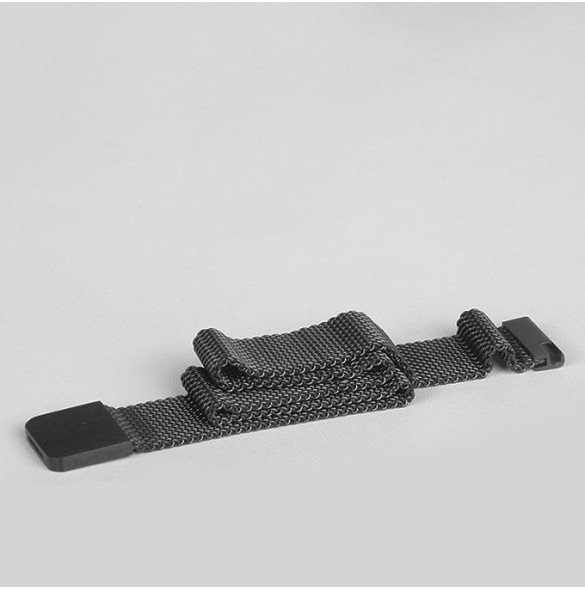 Ersättningsarmband i metall magnetiskt armband för Xiaomi Mi Band 6 / Mi Band 5 / Mi Band 4 / Mi Band 3 Svart