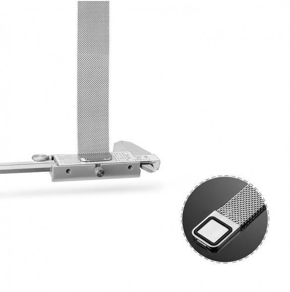 Ersättningsarmband i metall magnetiskt armband för Xiaomi Mi Band 6 / Mi Band 5 / Mi Band 4 / Mi Band 3 Svart