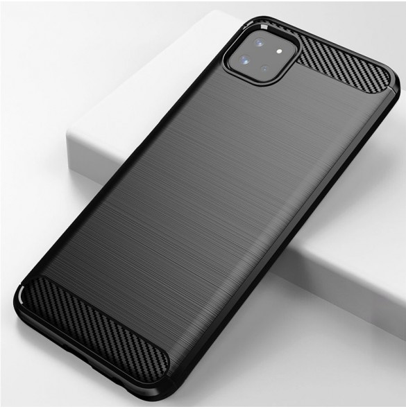 Kolfodral Flexibelt TPU-skal för Samsung Galaxy A22 5G svart