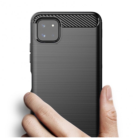 Kolfodral Flexibelt TPU-skal för Samsung Galaxy A22 5G svart