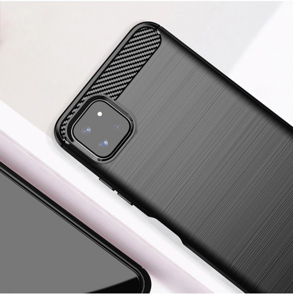 Kolfodral Flexibelt TPU-skal för Samsung Galaxy A22 5G svart