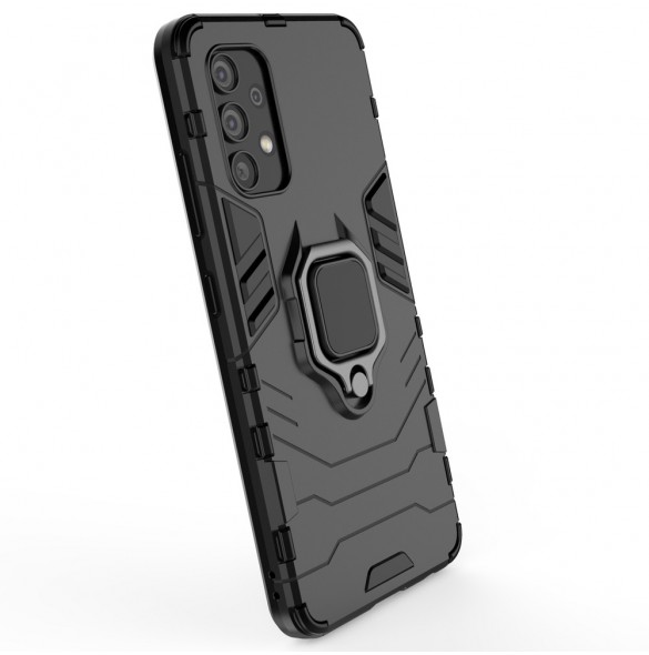 Ring Armor armored hybrid case skal + magnetisk hållare för Samsung Galaxy A32 4G svart