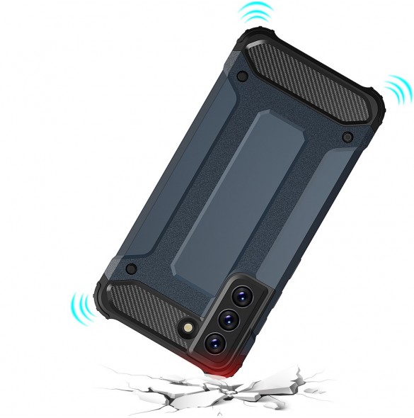 Hybrid Armor Case Tough Rugged Cover for Samsung Galaxy S21 FE gold