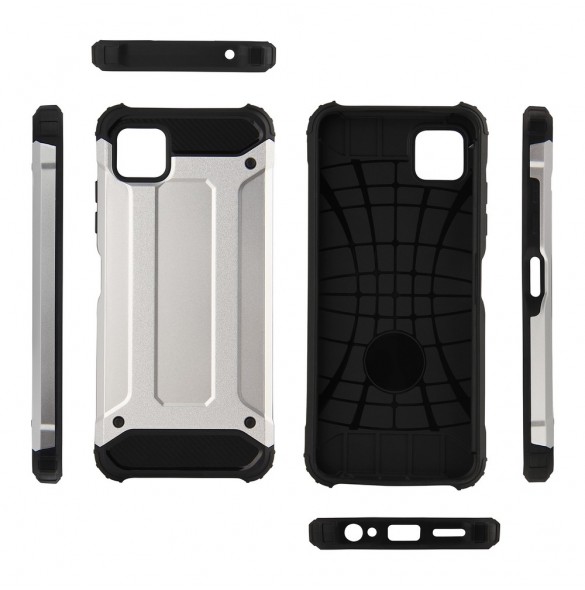 Hybrid Armor Case Tough Rugged Cover for Samsung Galaxy A22 5G black