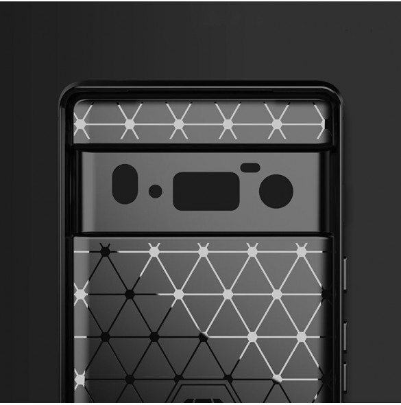 Carbon Case Flexible cover for Google Pixel 6 Pro black
