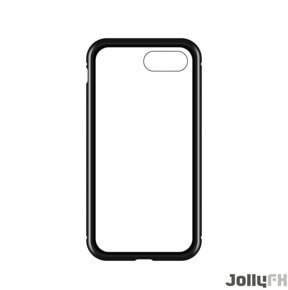 Svart genomskinligt och väldigt snyggt skydd till iPhone 8/7.