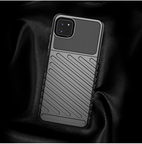 Thunder Case Flexible Tough Rugged Cover TPU Case for Samsung Galaxy A22 5G blue