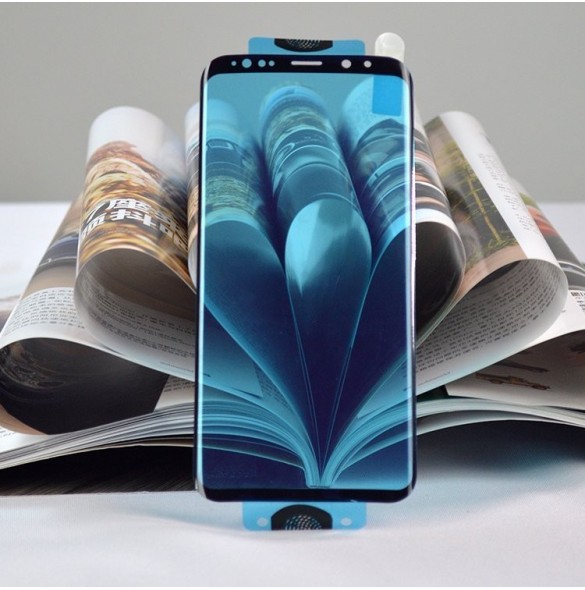 3D Edge Nano Flexi Glass Hybrid Full Screen Protector with frame for Samsung Galaxy S21+ 5G (S21 Plus 5G) black