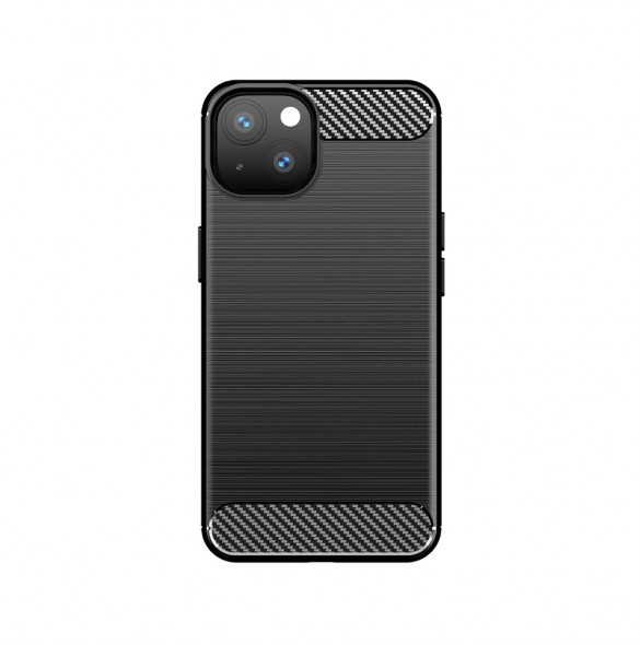 Carbon Case flexible cover for iPhone 13 black