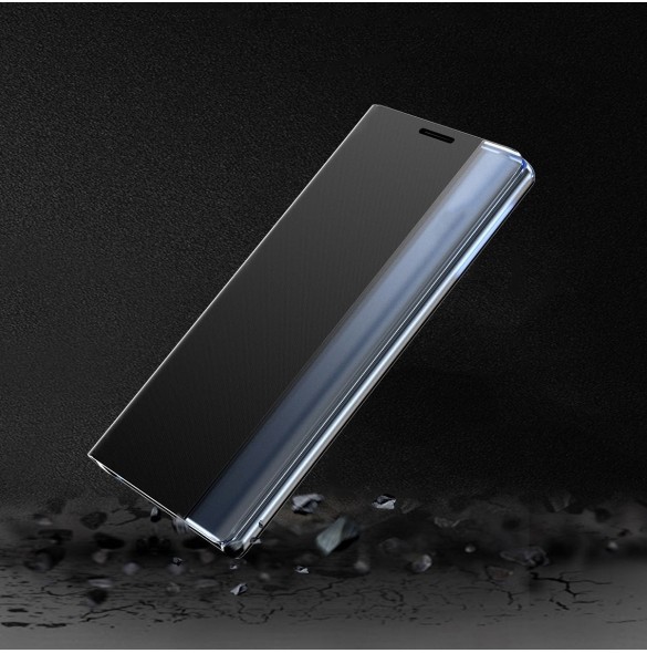 Sleep Case Bookcase Type Case with Smart Window for iPhone 13 Pro Max black
