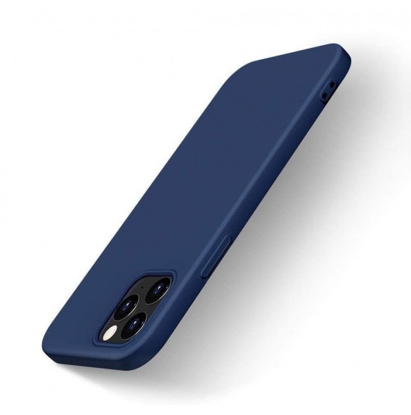 Silikonfodral Mjukt flexibelt gummiskal till iPhone 13 Pro blå