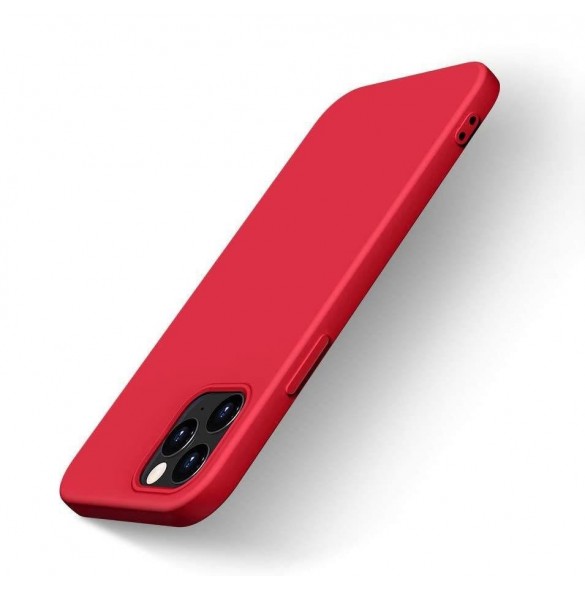 Silikonfodral Mjukt flexibelt gummiskal till iPhone 13 Pro röd