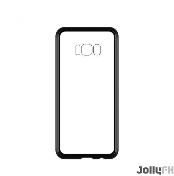 Svart genomskinligt och väldigt snyggt skydd till Samsung Galaxy S8 Plus G955.