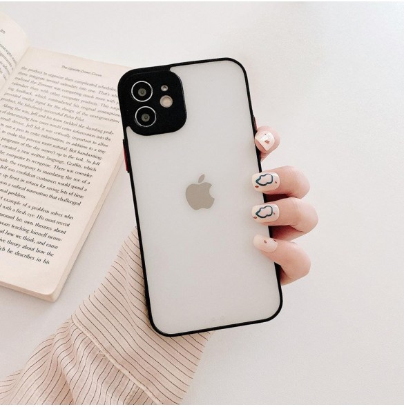 Milky Case silikon flexibelt genomskinligt fodral för Xiaomi Poco X3 NFC svart