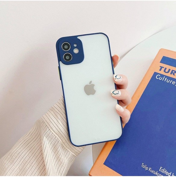 Milky Case Silikon flexibelt genomskinligt fodral för Xiaomi Redmi 9T Marinblå