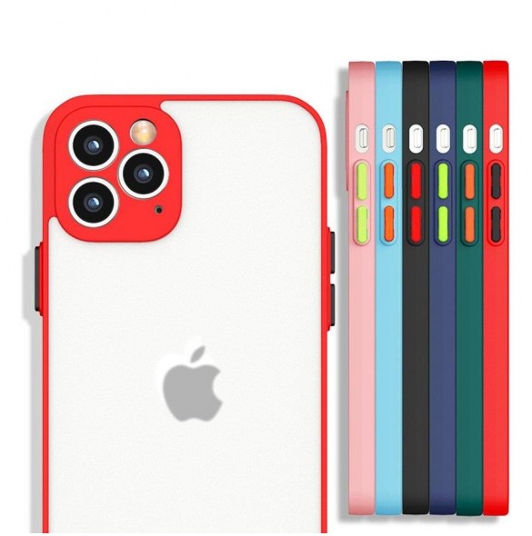 Milky Case Silikon flexibelt genomskinligt fodral för Xiaomi Redmi Note 10 Pro / 10 Pro Max Marinblå