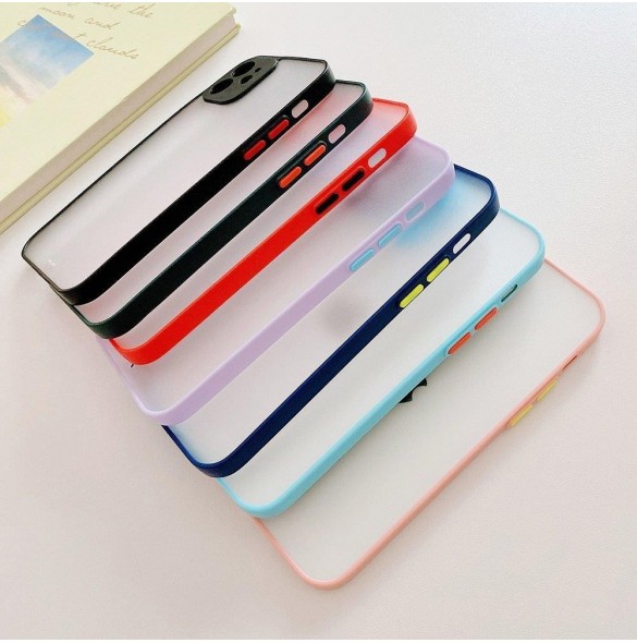 Milky Case Silikon flexibelt genomskinligt fodral för Xiaomi Redmi Note 10 Pro / 10 Pro Max Marinblå