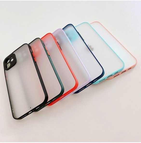 Milky Case Silikon flexibelt genomskinligt fodral för Xiaomi Redmi Note 10 Pro / 10 Pro Max Marinblå
