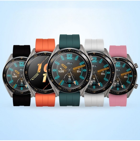 Silikonarmband för Huawei Watch GT / GT2 / GT2 Pro rosa