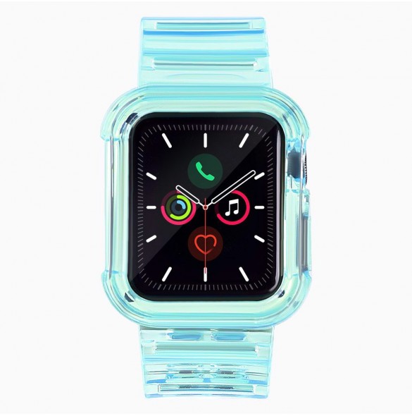 Strap Light Set ersättningsband remfodral för Watch 6 44mm / Watch 5 44mm / Watch 4 44mm / Watch SE 44mm blue
