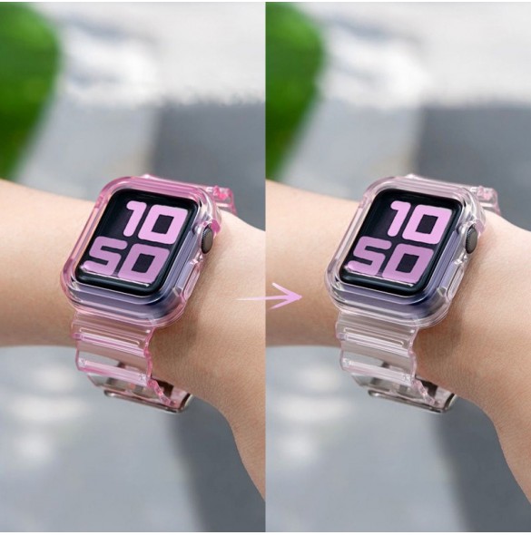 Strap Light Set ersättningsband remfodral för Watch 6 44mm / Watch 5 44mm / Watch 4 44mm / Watch SE 44mm blue