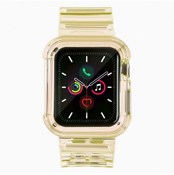 Rem Light Set ersättningsband remfodral för Watch 6 44mm / Watch 5 44mm / Watch 4 44mm / Watch SE 44mm yellow