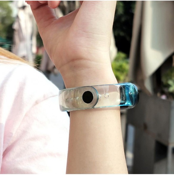 Ersättande silikonbandsrem till Xiaomi Mi Band 6/5 svart