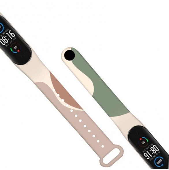 Strap Moro Armband för Xiaomi Mi Band 4 / Mi Band 3 Silikonrem Camo Watch Armband (4)