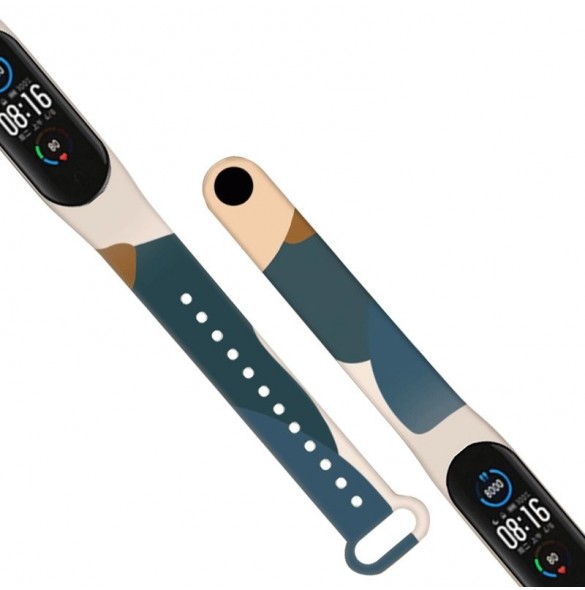 Strap Moro Armband för Xiaomi Mi Band 4 / Mi Band 3 Silikonrem Camo Watch Armband (9)