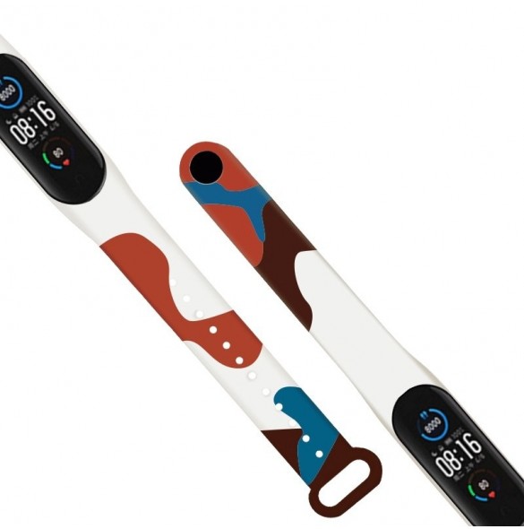 Strap Moro Armband för Xiaomi Mi Band 4 / Mi Band 3 Silikonrem Camo Watch Armband (15)